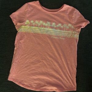 SO Pink Paradise Beach Kids T-Shirt
